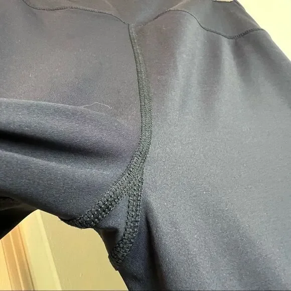 Pro Mover Navy Blue Spandex Bell Bottom Leggings Size Large - Picture 8 of 8